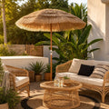 Parasol terrasse tropical