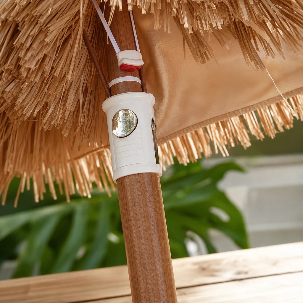 Parasol terrasse tropical